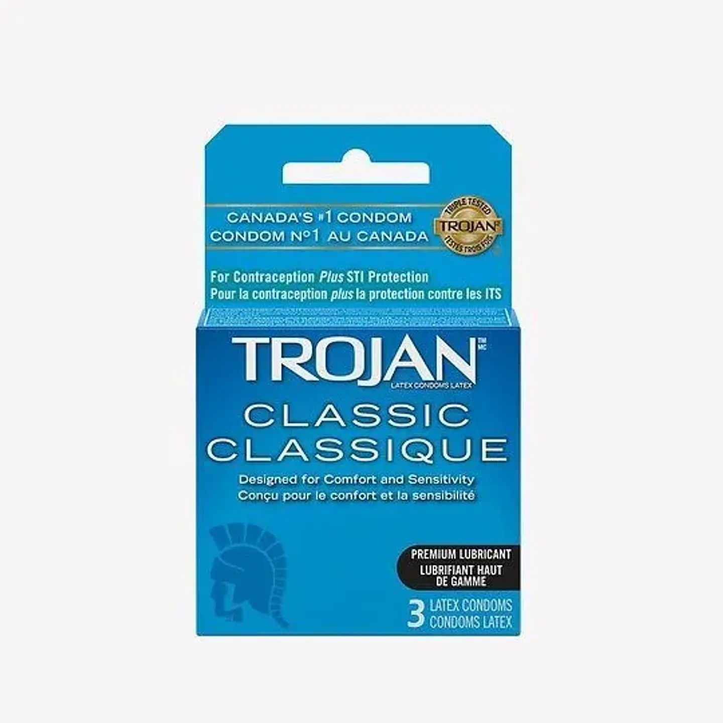Pack 3 Condón Trojan Clásico 1