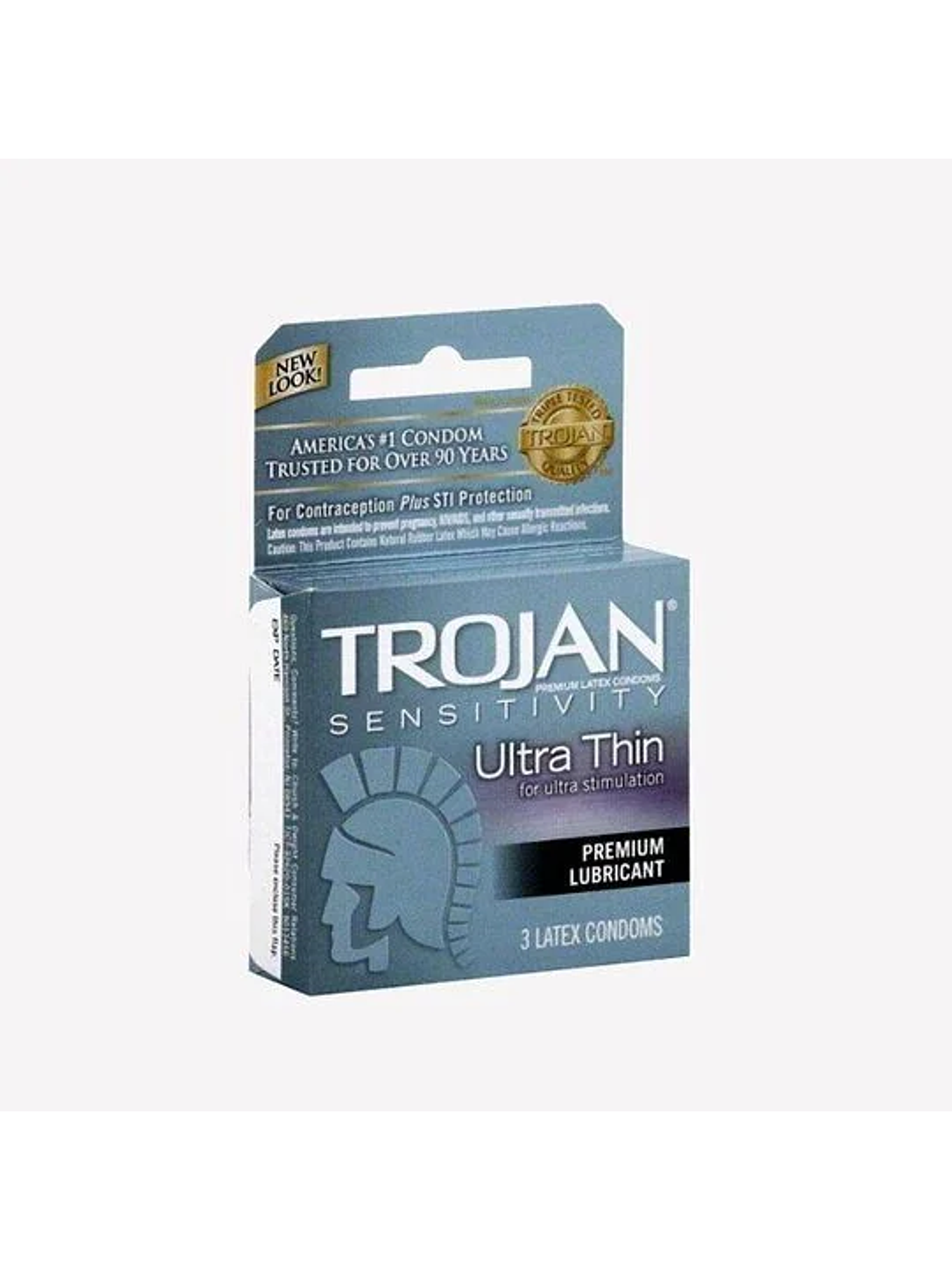 Pack X 3 Condón Trojan Ultra Delgado 1