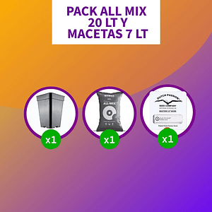 * Pack All Mix 20Lt Y Macetas 7 Lt