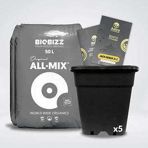 * Pack All Mix 50Lt Y Macetas 18 Lt