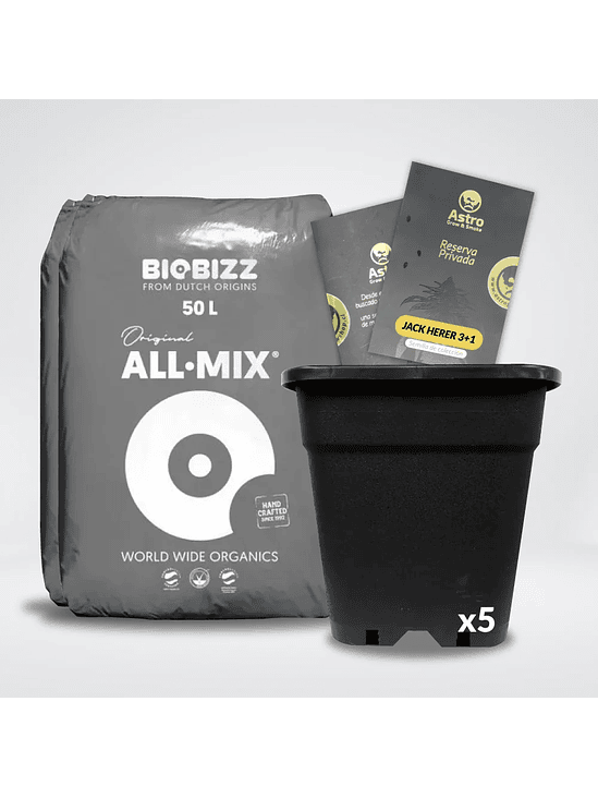 * PACK ALL MIX 50LT Y MACETAS 18 LT 1