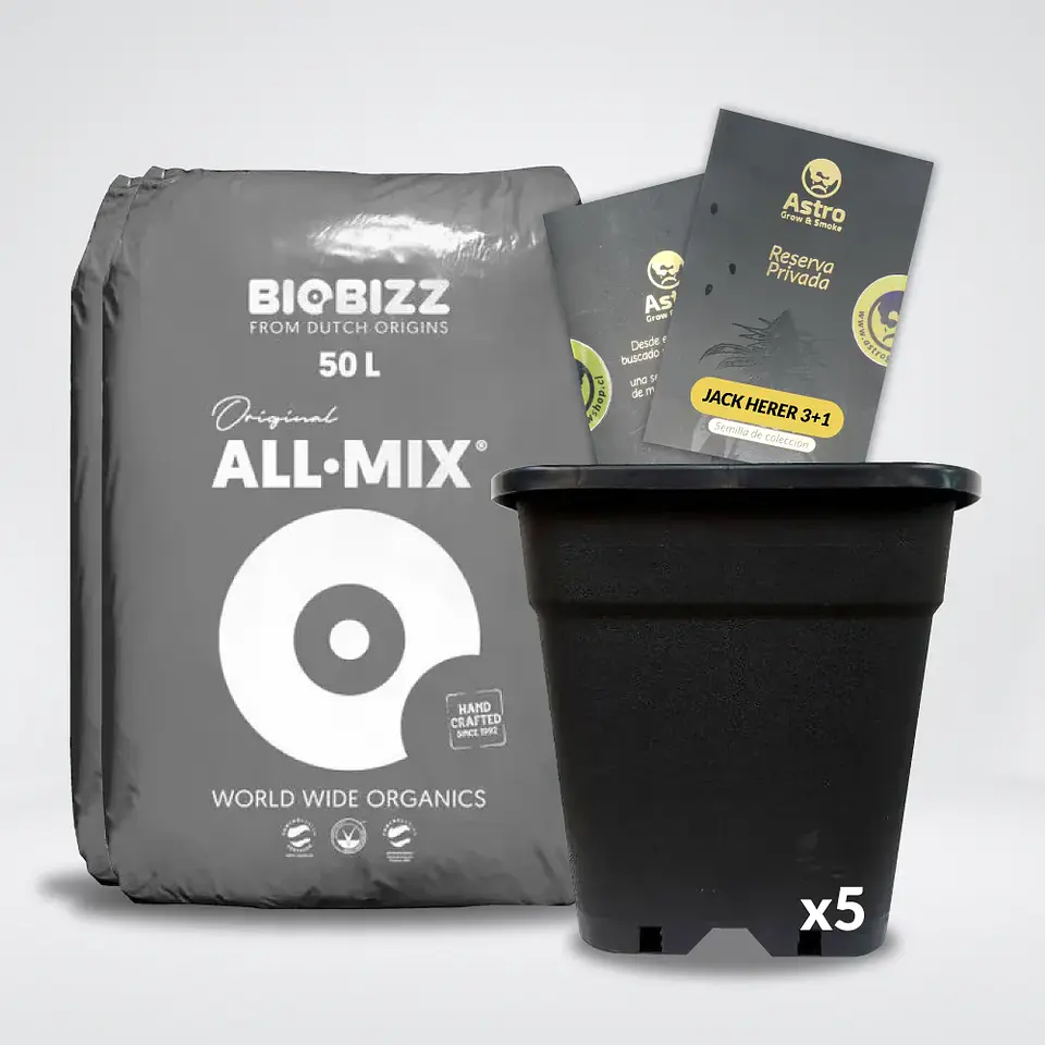 * Pack All Mix 50Lt Y Macetas 18 Lt 1