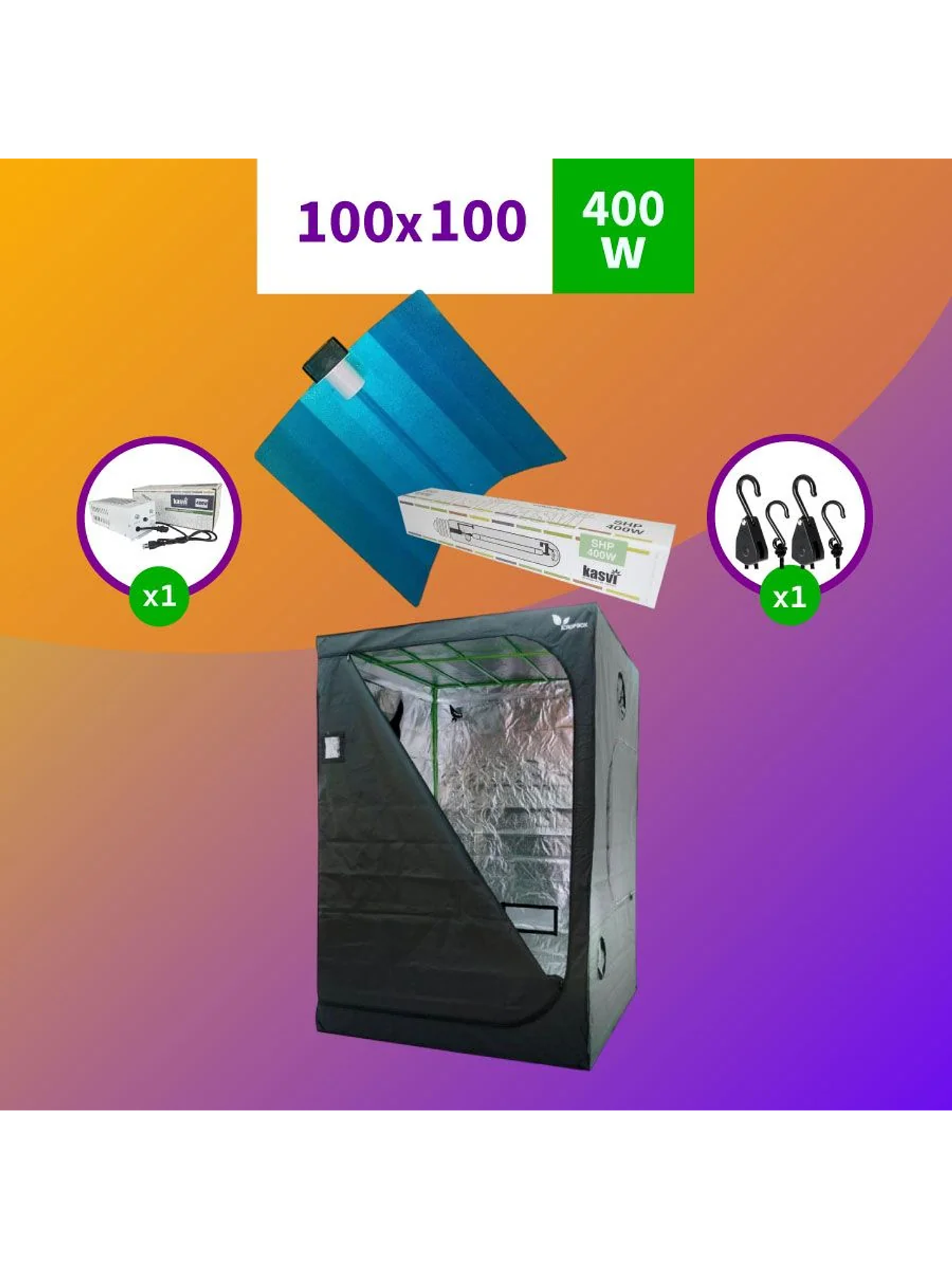 Pack Básico Iluminación Sodio 400W 1