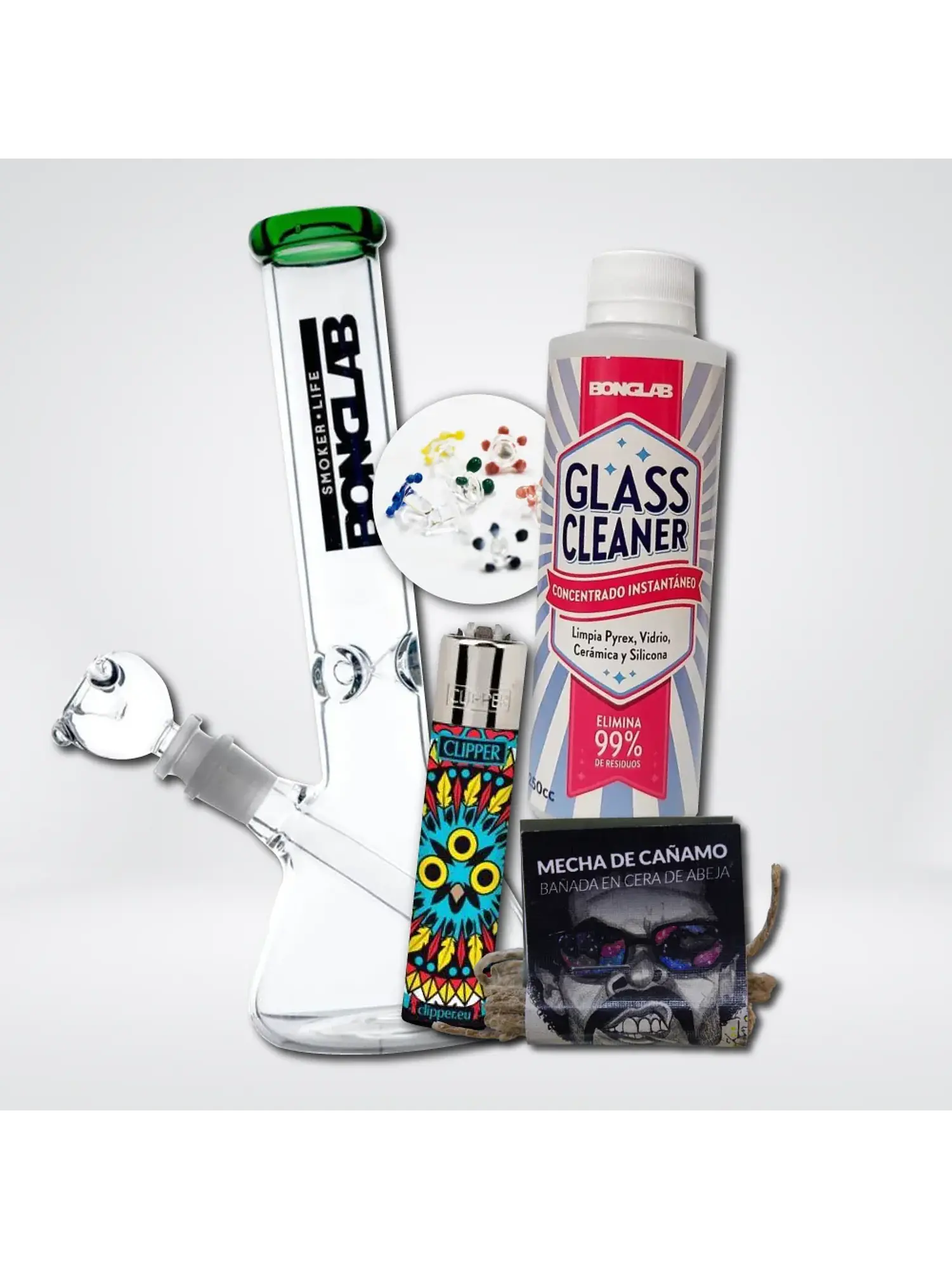 Pack Little Buchner Green-Bonglab 1