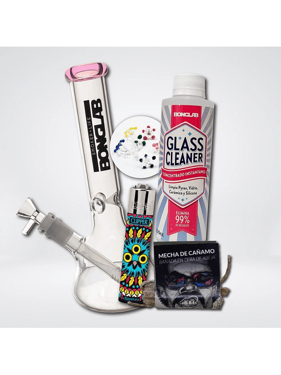 PACK LITTLE BUCHNER PINK-BONGLAB 1