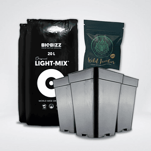 * PACK LIGHT MIX 20LT Y MACETAS 7 LT