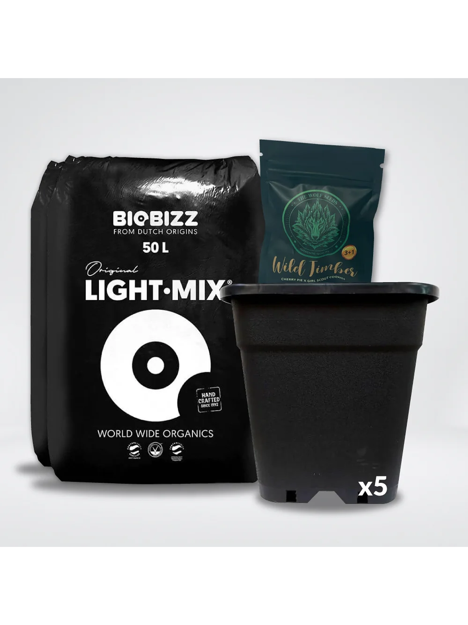 Pack Light Mix 50Lt Y Macetas 18 Lt 1