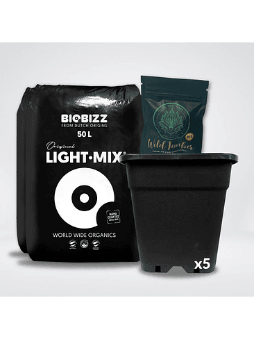 PACK LIGHT MIX 50LT Y MACETAS 18 LT 1