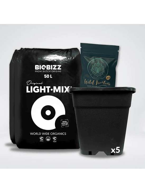 PACK LIGHT MIX 50LT Y MACETAS 18 LT 1