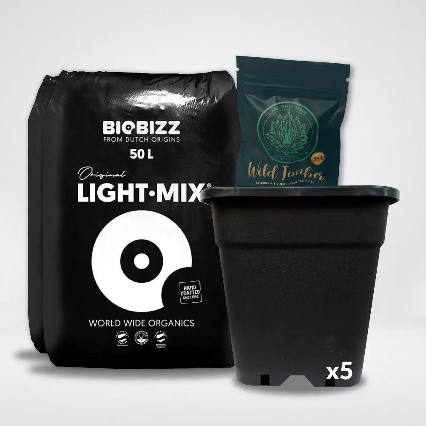 Pack Light Mix 50Lt Y Macetas 18 Lt 1