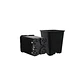 Pack Maceta Cuadrada Negra 11Lt  - Miniatura 1