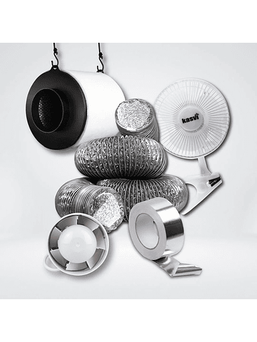 PACK VENTILACIÓN FULL 125MM 460M3H 1