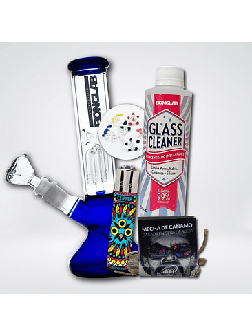 PACK BONGLAB FAT CANDY BLUE 1