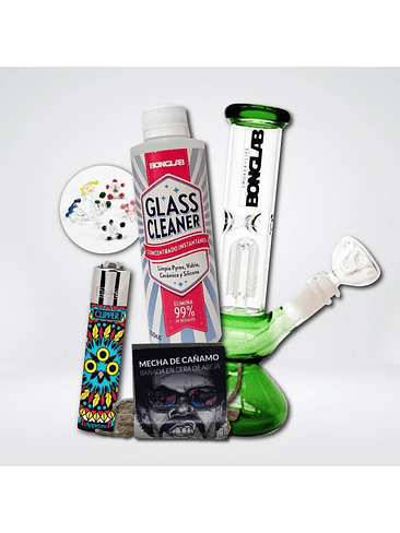 PACK BONGLAB FAT CANDY GREEN 1