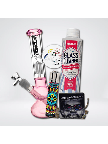 PACK BONGLAB FAT CANDY PINK 1