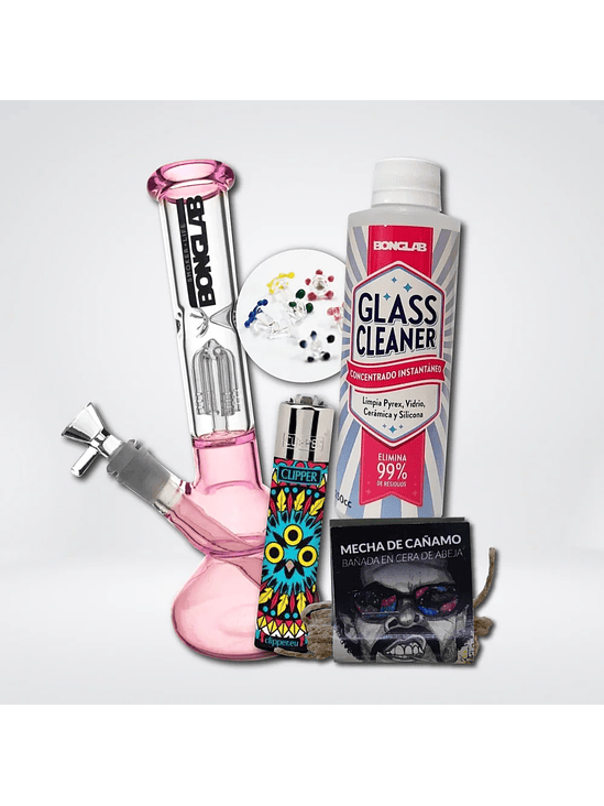 PACK BONGLAB FAT CANDY PINK 1