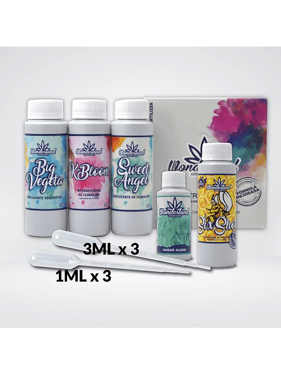 * PACK FLORA ENGORDE WONDERLAND COMPLETO 1