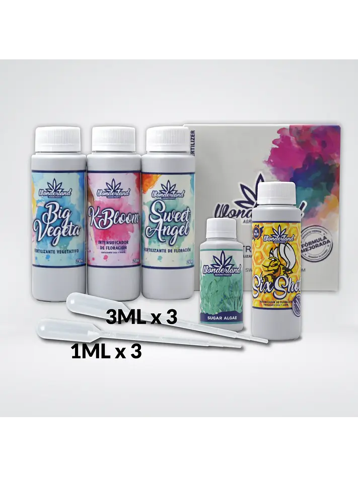 * Pack Flora Engorde Wonderland Completo 1