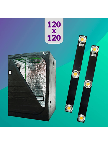 PACK 120X120 DUO LED SPECTRA SLIM - 400W 1