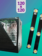 PACK 120X120 DUO LED SPECTRA SLIM - 400W - Miniatura 1