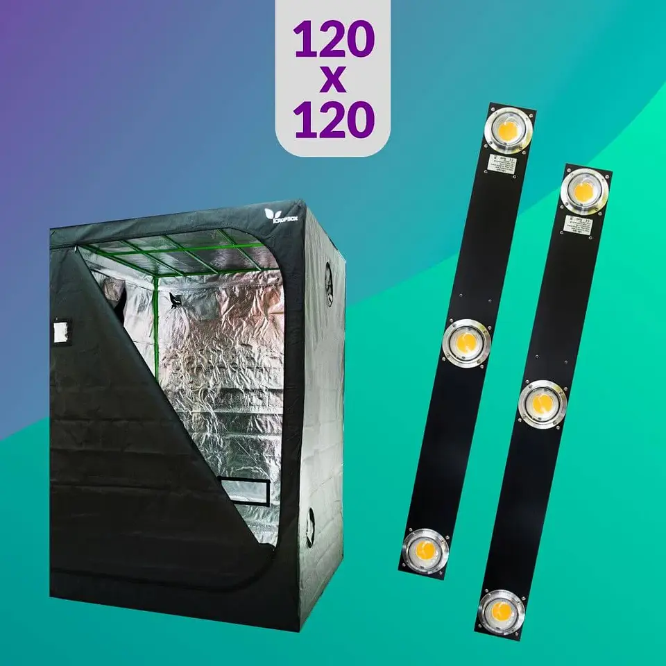 Pack 120X120 Duo Led Spectra Slim - 400W 1