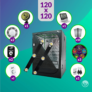 Pack Full 120X120 Duo Led Spectra Slim - 400W