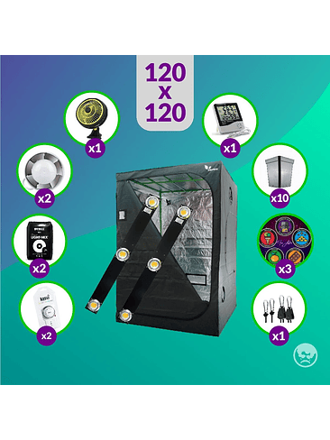 PACK FULL 120X120 DUO LED SPECTRA SLIM - 400W 1