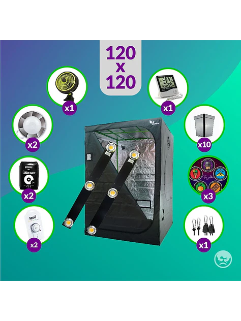 Pack Full 120X120 Duo Led Spectra Slim - 400W 1