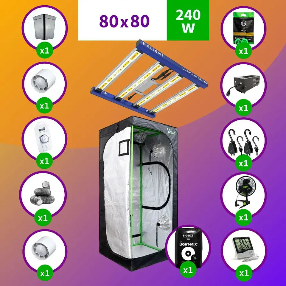 Pack Led Indoor 80X80 Apollo Evo 9 - 280W Full 1