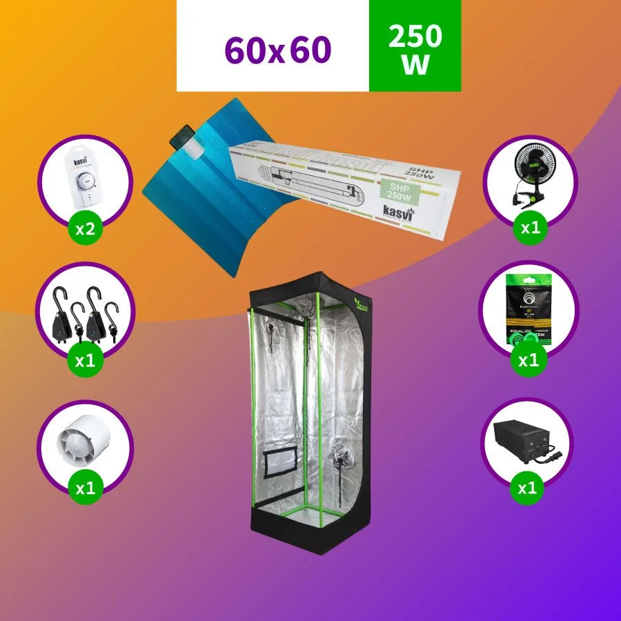 Pack 60X60 Starter Hps - 250W 1