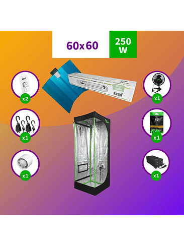 PACK 60X60 STARTER HPS - 250W 1