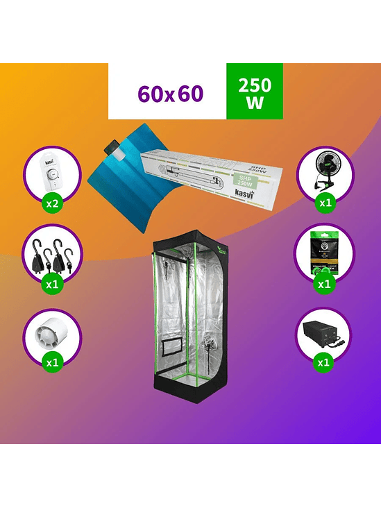 PACK 60X60 STARTER HPS - 250W 1