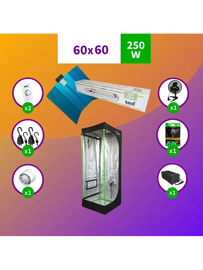 Pack 60X60 Starter Hps - 250W 1