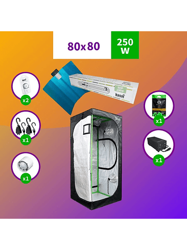 PACK 80X80 BÁSICO HPS - 250W 1