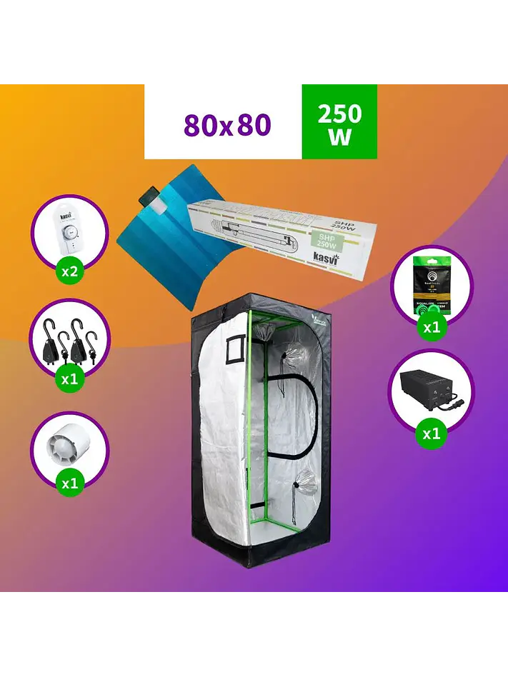 Pack 80X80 Básico Hps - 250W 1