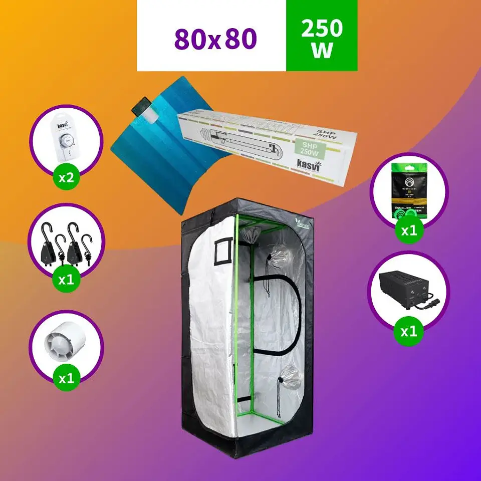 Pack 80X80 Básico Hps - 250W 1