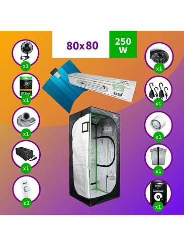 PACK 80X80 FULL HPS - 250W 1