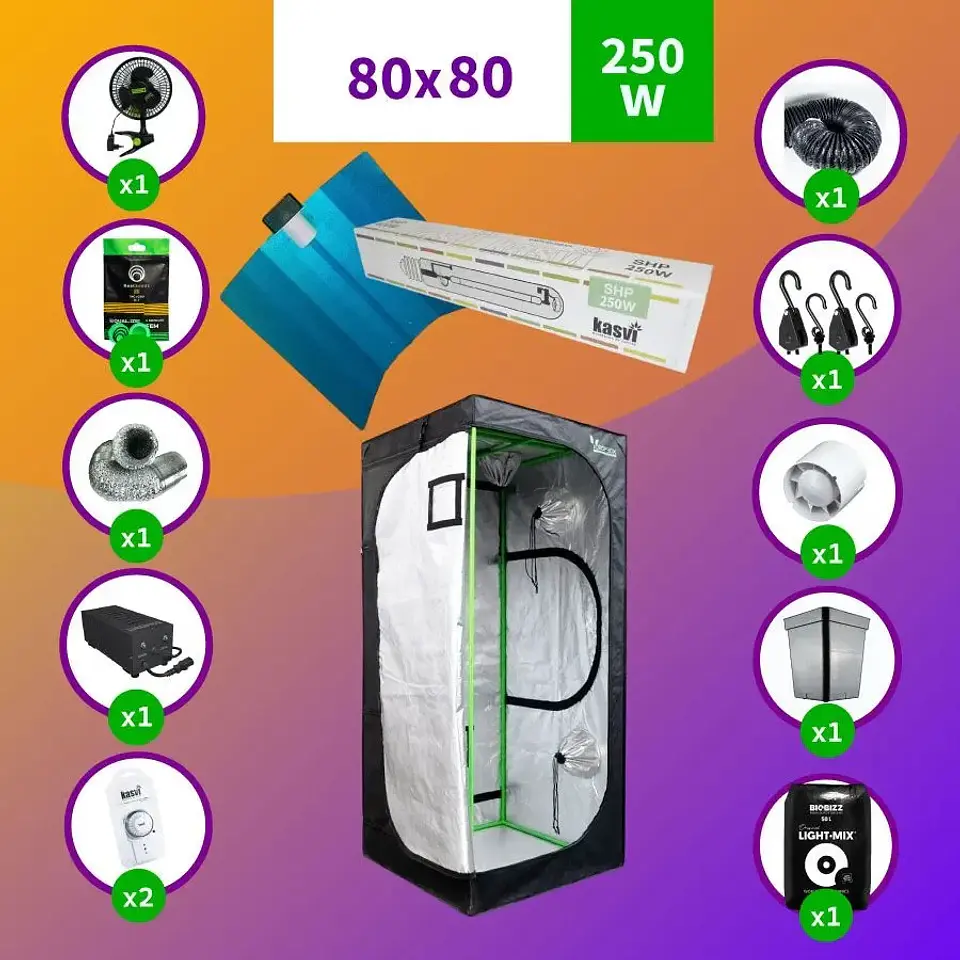 Pack 80X80 Full Hps - 250W 1