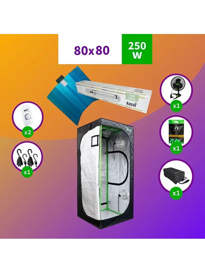 Pack 80X80 Medio Hps - 250W 1