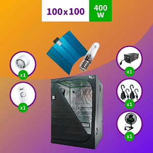 Pack Sodio Indoor 100X100 Hps - 400W Medio