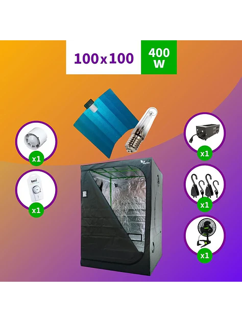 Pack Sodio Indoor 100X100 Hps - 400W Medio 1