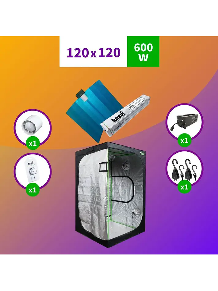 Pack Sodio 120X120 Básico Hps - 600W 1