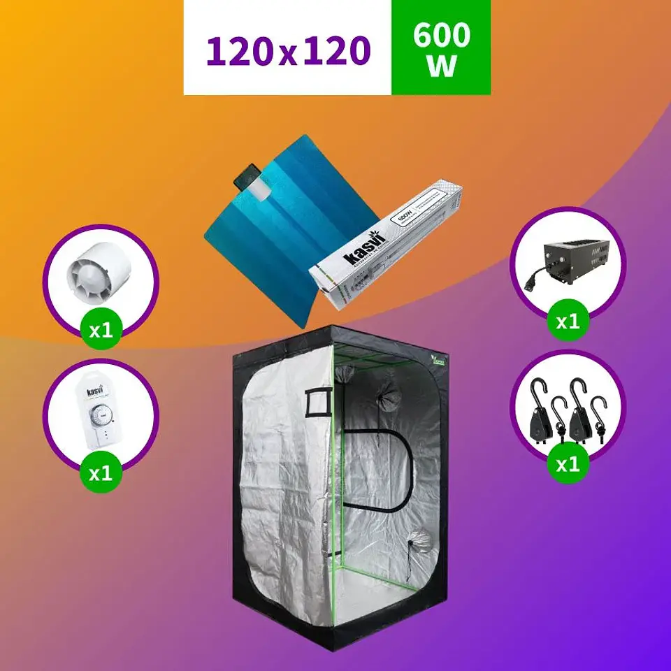 Pack Sodio 120X120 Básico Hps - 600W 1