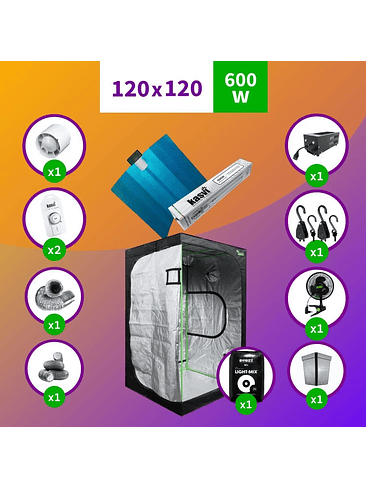 PACK SODIO 120X120 FULL HPS - 600W 1