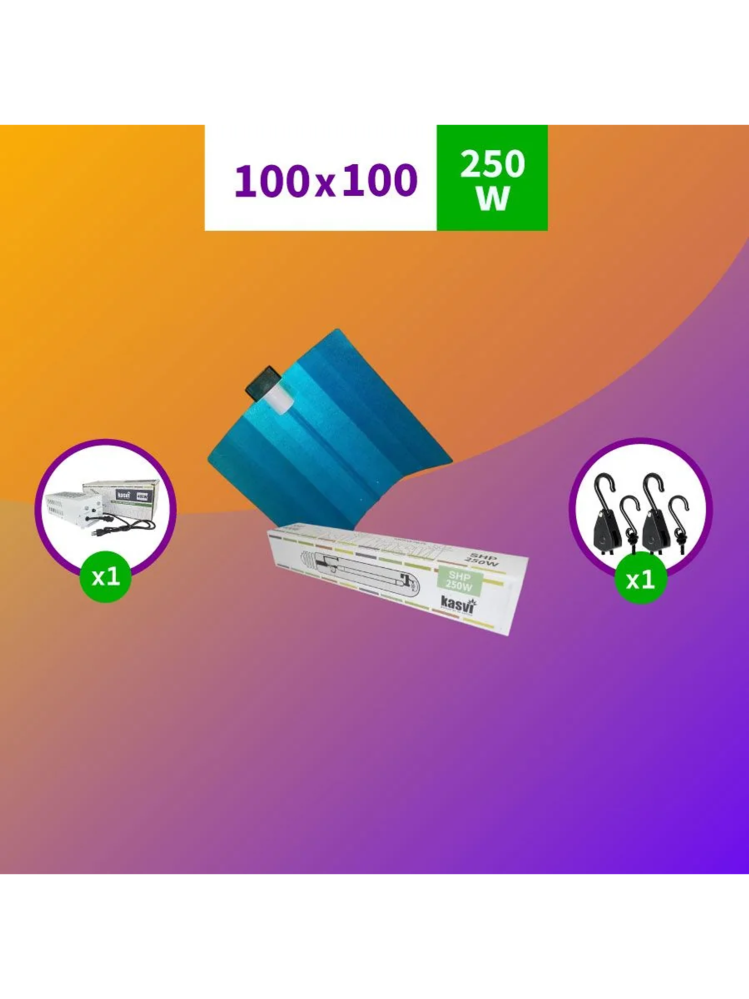 Pack Sodio 250W- Kasvi 1