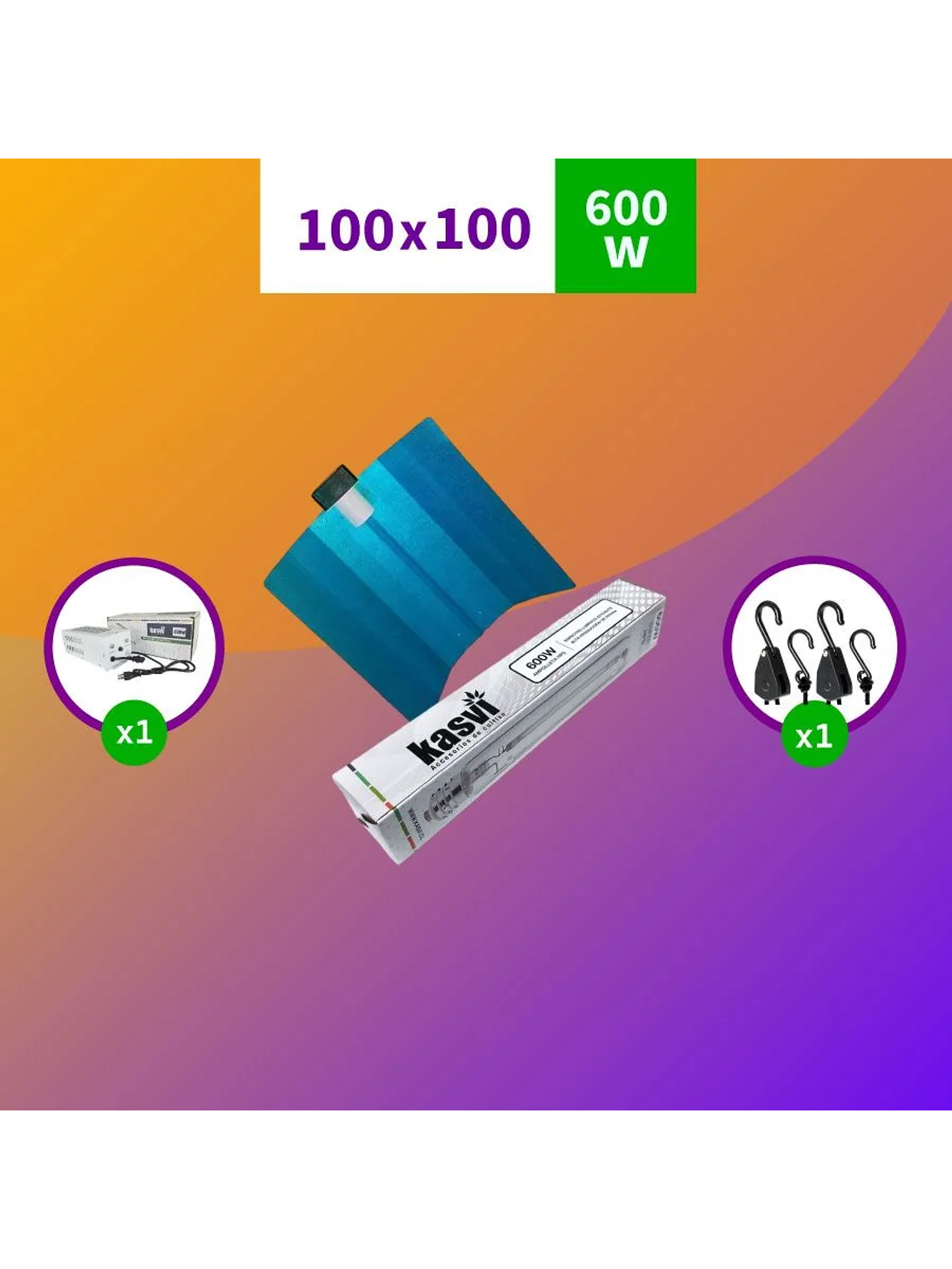 Pack Sodio 600W -Kasvi 1