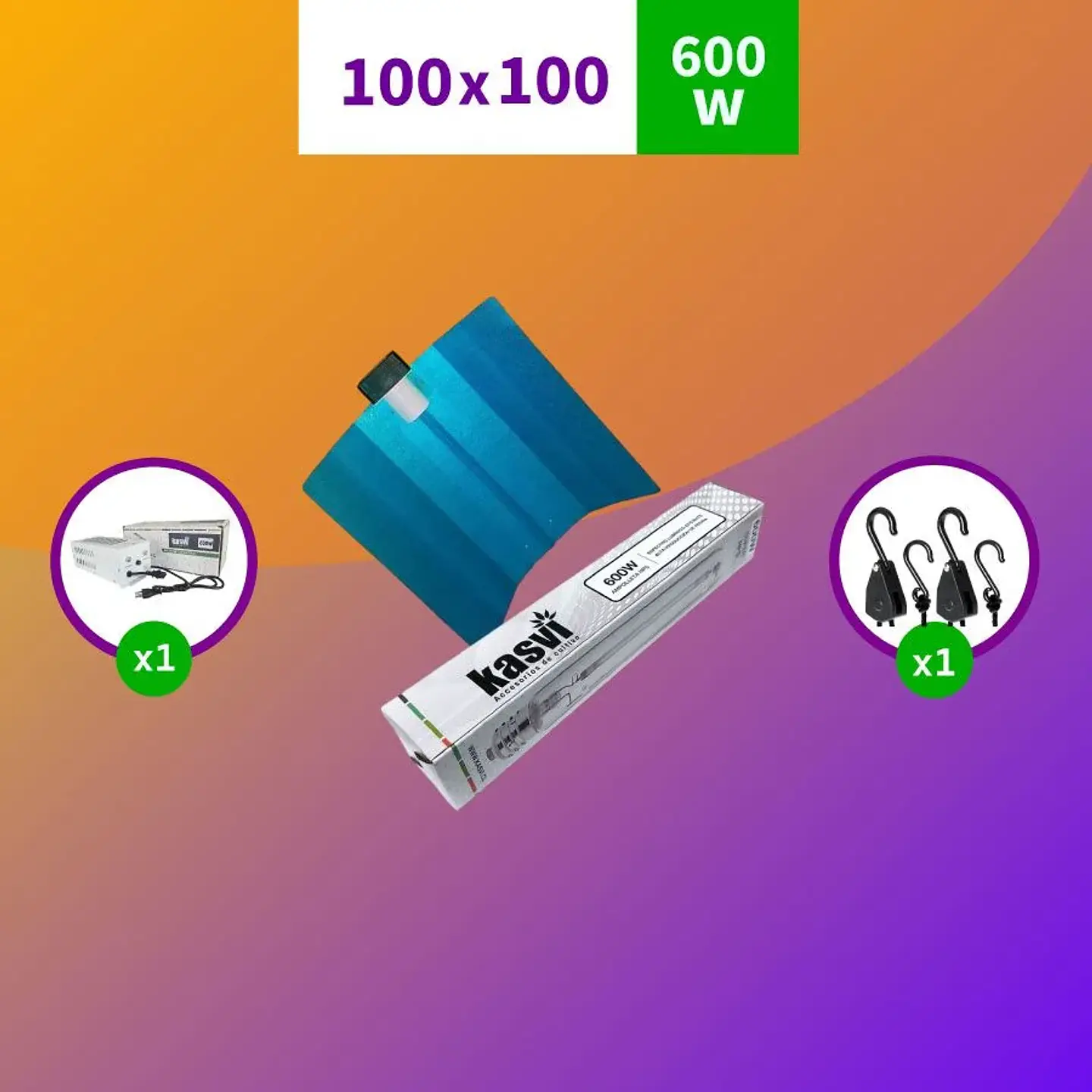 Pack Sodio 600W -Kasvi 1