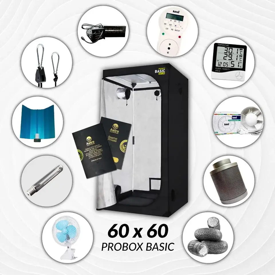 Kit Indoor Sodio Completo 60X60X160 - 250W 1