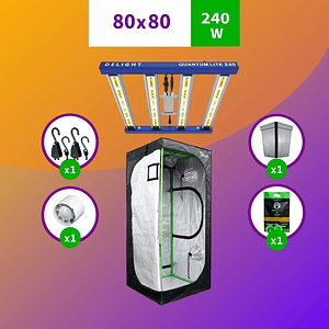 Kit Indoor Apollo Evolution Medio 80X80X160 - 280W