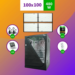 Kit Indoor Apollo Evolution Medio 100X100X200 - 480W